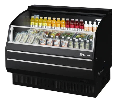 Turbo Air TOM-50SB-SP(-A)-N Horizontal Open Display Merchandiser, Slim-line, 8.9 cu. ft. capacity, 50-7/8_3W