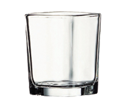 Arcoroc 19188 Shot Glass, 2-1/2 oz., square, glass, Arcoroc, (H 2-7/16 in  T 2-5/16 in , B 2 i