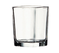 Arcoroc 19188 Shot Glass, 2-1/2 oz., square, glass, Arcoroc, (H 2-7/16 in  T 2-5/16 in , B 2 i