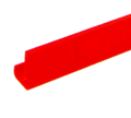 Metro CSM6-RX  - MetroMaxr i Shelf Marker, 6 in  x 1-1/2 in , snaps over edge, red,