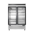 Efi F2-54GDSVC Versa-Chill Series Freezer Merchandiser, two-section, 44.8 cu. ft. capacity, bot