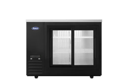Atosa SBB48SGGRAUS2 | Back Bar Cooler  Two-Section  48 in W x 24-1/2 in D x 40-1/8 in