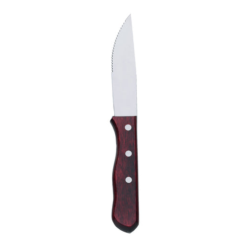 Browne 574341 Vista Steak Knife, 10 in , pointed blade tip, full tang, Pakkawood handle, 18/0