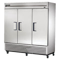 True TS-72F-HC Freezer, reach-in, three-section, -10øF, (3) stainless steel doors, (9) gray PVC