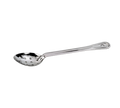 Browne 2752 Conventional Serving Spoon, 11 in L, perforated, grooved handle, full-length rei
