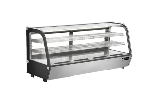 EFI CGCM-CT-6027 | Versa Display | Refrigerated Curved Glass Countertop Display Case