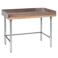 Tarrison TA-HT4B3060G-KIT Bakers Top Work Table, 60 in W x 30 in D, 1-3/4 in  thick hardwood top, 4 in H s
