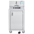 Crown Verity CV-PHS-4 Portable Hand Sink, hot & cold water, space saver, (1) 12 in  wide x 14 in  fron