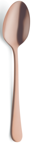 Tableware Solutions 1410AEB000345 Dessert Spoon, 7 in  (18.3 cm), 2 mm thickness, pvd copper, 18/0 Stainless Steel