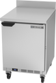 Beverage Air WTR24AHC Worktop Refrigerator, one-section, 24 in W, 5.16 cu. ft., (1) solid door, (2) sh