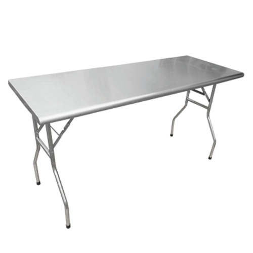 Omcan 41230 (41230) Folding Table, 60 in  W x 24 in  D, stainless steel