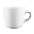 Browne Palm 563977 Cup, 7 oz. (206ml), 3-1/4 in  x 3 in , tall, porcelain, white, Browne Palm