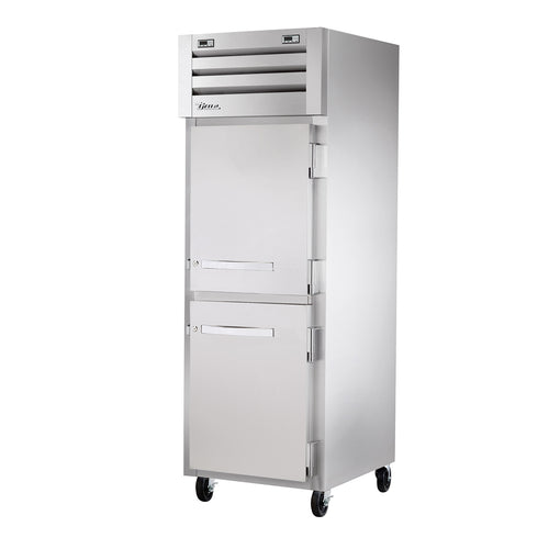 True STA1DT-2HS-HC SPEC SERIESr Refrigerator/Freezer, reach-in, one-section, (2) stainless steel ha