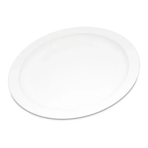 Carlisle PCD20902 | Plate 9 in dia narrow rim white polycarbonate NSF