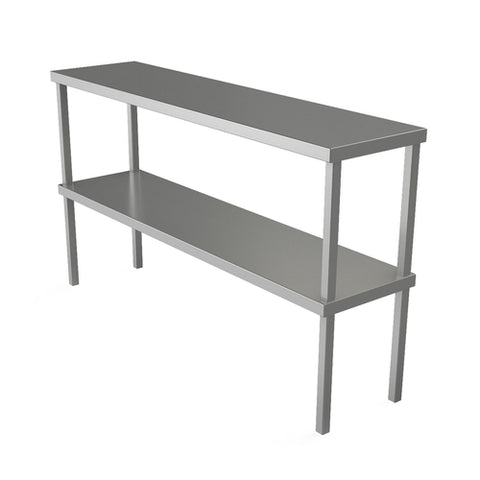 Tarrison TA-DOS1836 Double Overshelf, table mount, 36 in W x 18 in D x 30 in H, includes mounting br