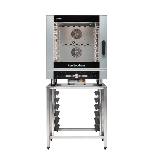 Blue Seal EC40D7/SK40A Turbofanr Combi Oven, electric, direct steam, full size, with SK40A stand, 71-2/