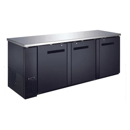 EFI CBBDR3-90CC | Versa Chill | Refrigerated Back Bar Cabinet Three-Section 90.4 in W