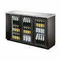 Efi CBBGD3-72CC Classic-Chill Series Refrigerated Back Bar Cabinet, three-section, 72-3/4 in W,