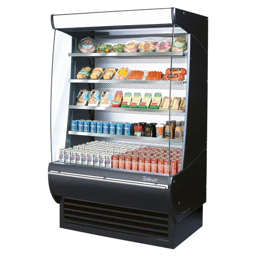 Turbo Air TOM-48DXB-N Extra Deep Vertical Open Display Merchandiser, 23.2 cu.ft. capacity, 48 in W x 3