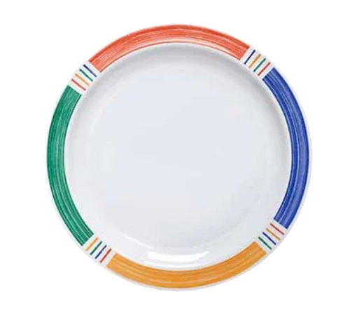 Get DP-909-BA | Barcelona | Creative Table Supermel Dinner Plate 9 in dia narrow rim break-resistant