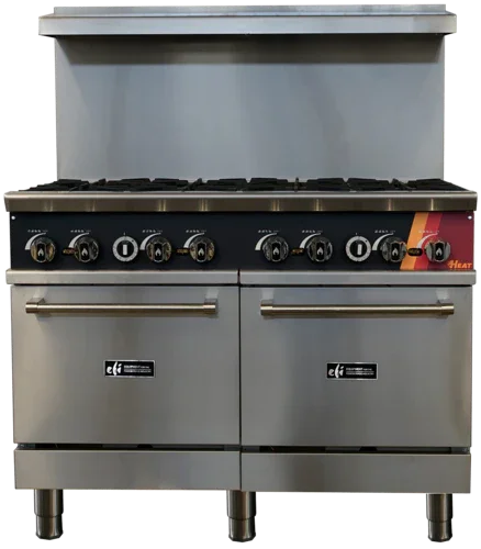 EFI HRG48-8B-N | Versa Heat | Gas Range 48in Natural Gas 8 Burners