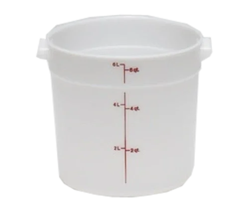 Cambro RFS6148 | Storage Container | Round 6 qt Natural White Polyethylene