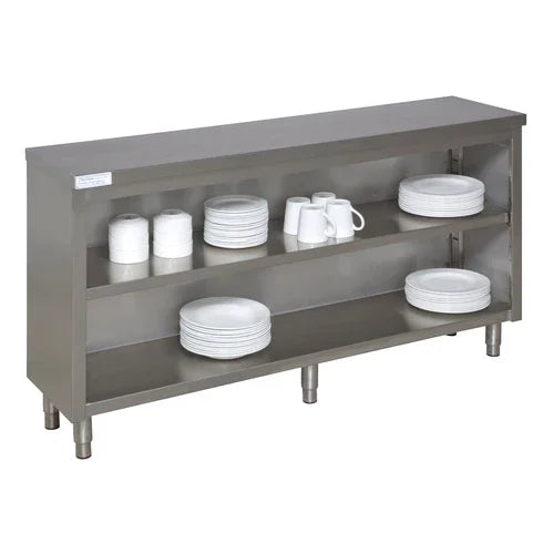 Tarrison TC-DC1560 | Servery Dish Cabinet | Stainless Steel 60 in W
