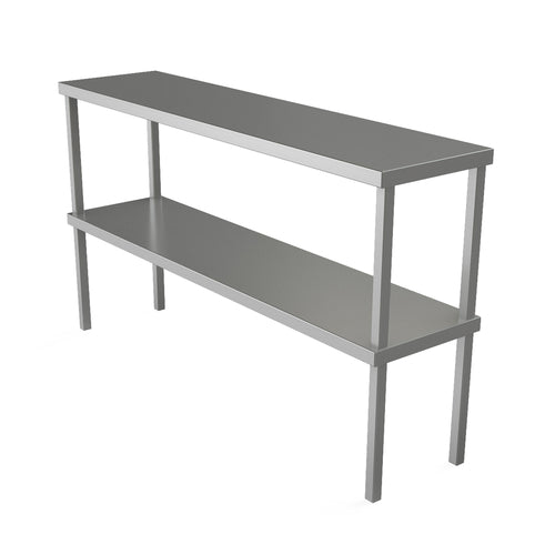 Tarrison TA-DOS1236 | Double Overshelf | Table Mount 36x12x30 in Stainless Steel