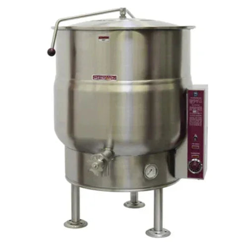 CROWN STEAM EL-30 electric kettle 30 gallon capacity 2/3 jacket thermostatic control