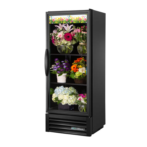 True GDM-12FC-HC~TSL01 Floral Merchandiser, one-section, True standard look version 01, (2) shelves, (1