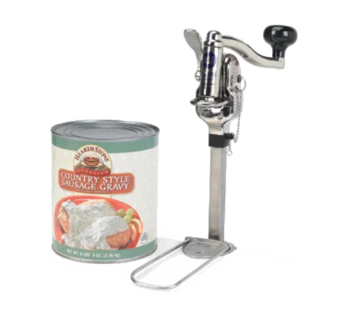 NEMCO 56050-1 Can Opener, compact design cuts from the side of lids
