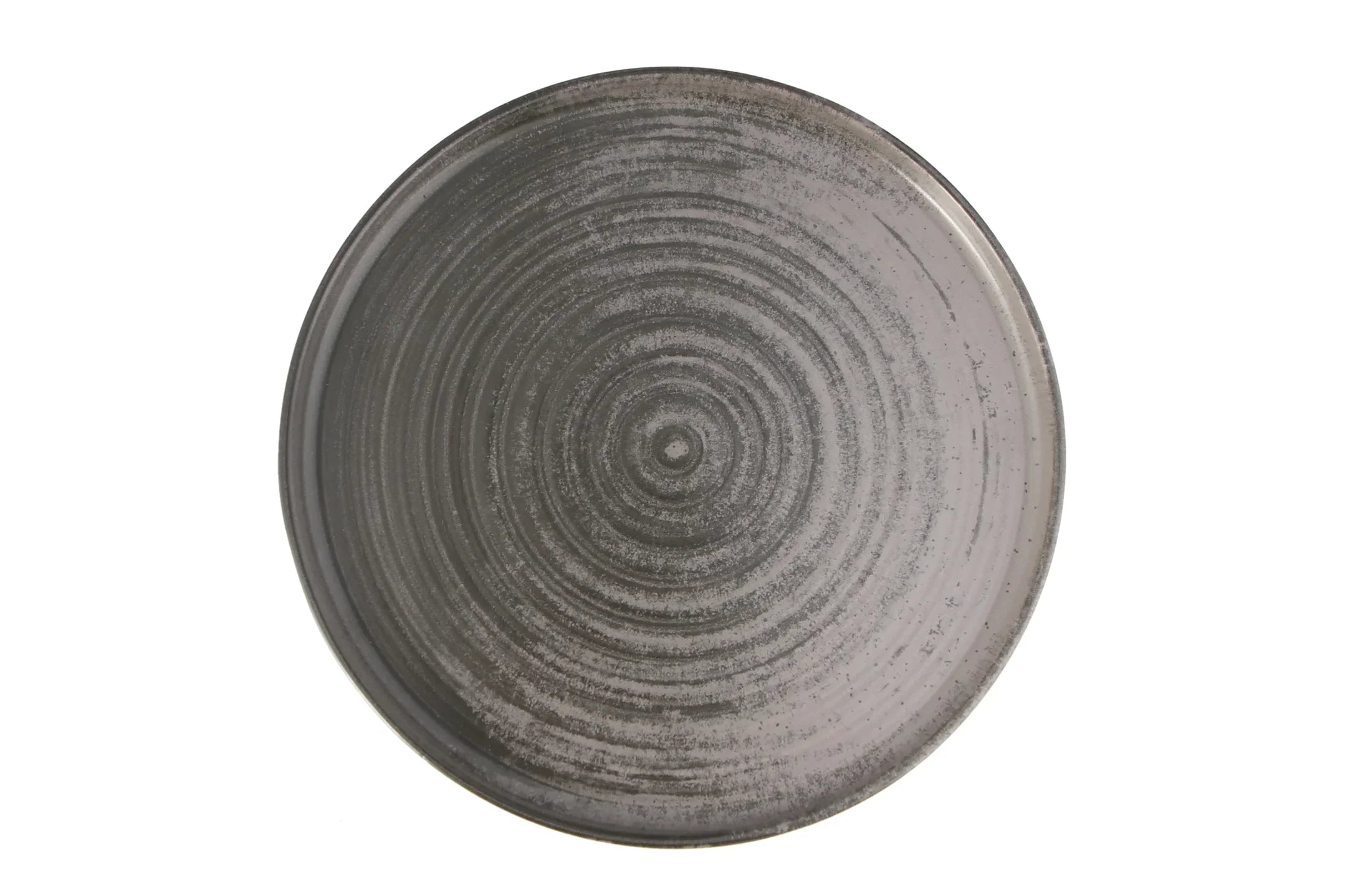 Porland 04ALM005789 Grey Flat Plate 30cm Ceramic Sold in Cases of 6