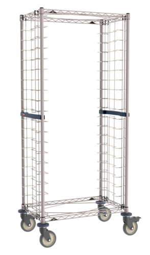 Metro RS3K4S Wire Bun Pan Rack, mobile, side load, 20-3/4 in W x 31-1/4 in D x 69 in H, (20)