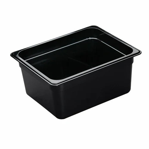 Cambro 26HP110 | H-Pan Hot Food Pan 1/2 Size 6 in Deep | NSF Certified Black