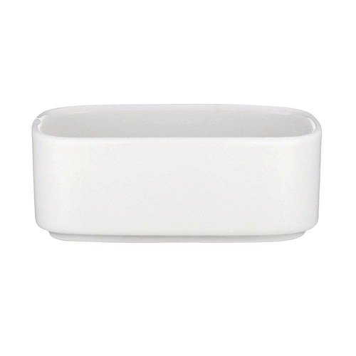 Villeroy Boch 16-2040-1100 Sugar Tray, 4 in  x 2-1/2 in , 7-1/2 oz., rectangular, premium porcelain, Univer