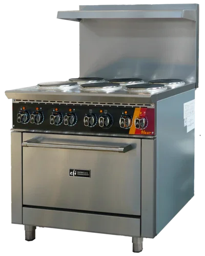 EFI HRG36-6B-ELC | Versa Heat | Electric Range 36 in W 6 Burners 1 Oven