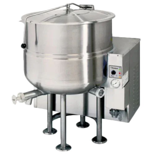 Cleveland KGL80 gas kettle with 80-gallon capacity and 2/3 steam jacket
