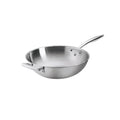 Thermalloy 5724095 Thermalloyr Wok, 5 qt., 12 in  x 3-3/5 in , without cover, off-set riveted handl
