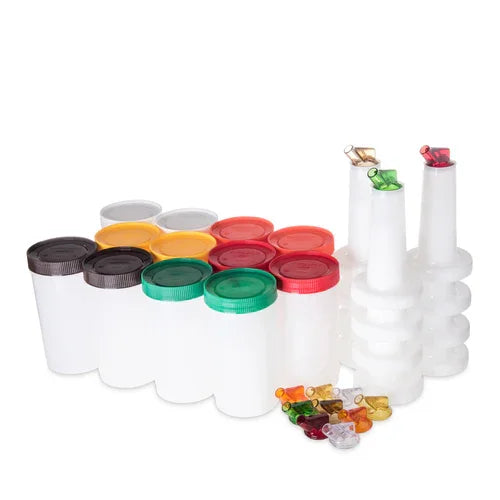 Carlisle PS601N00 | Store N Pour Quart Complete Set | 32 oz. Polyethylene Container
