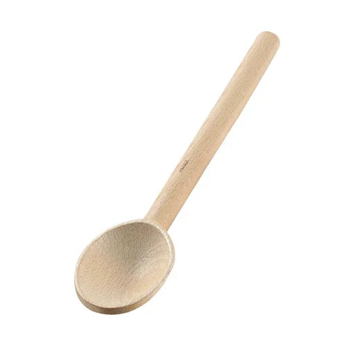 Browne 744572 Wood Spoon, 12 in , round, deluxe, heavy duty