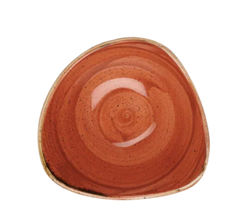 Churchill SSOSTRB61 9 oz Triangular Bowl Microwave Dishwasher Safe Ceramics