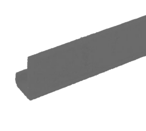 Metro CSM6-GRX  - MetroMaxr i Shelf Marker, 6 in  x 1-1/2 in , snaps over edge, gray,