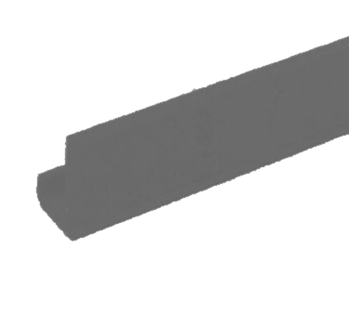 Metro CSM6-GRX  - MetroMaxr i Shelf Marker, 6 in  x 1-1/2 in , snaps over edge, gray,