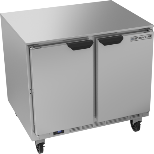 Beverage Air UCF36AHC Undercounter Freezer, two-section, 36 in W, 8.69 cu. ft., (2) doors, (4) shelves