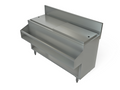 Tarrison TA-CMU54NCR Cocktail Mix Unit, without sink & with cover, 54 in W x 24 in D, 7 in H backspla