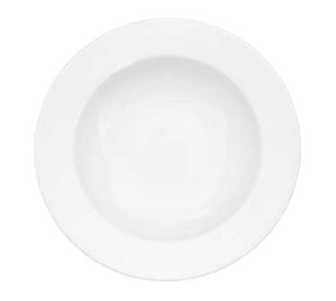 Villeroy Boch 16-2040-3010 Rim Soup Plate, 11-1/4 in , 22 oz., deep, premium porcelain, Universal