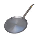 Browne 77561526 de Buyer Mineral B Element Pancake/Crepe Pan, 10-1/4 in  dia., round, riveted ha