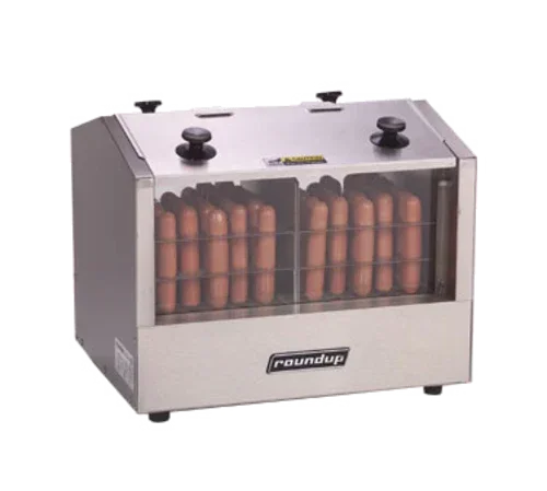 ANTUNES HDH-3DR Hot Dog Hutch with two steamer compartments and capacity