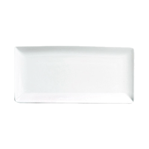 Continental 33RECT204 Platter, 14-2/5 in  x 6-2/5 in , rectangular, scratch resistant, oven & microwav