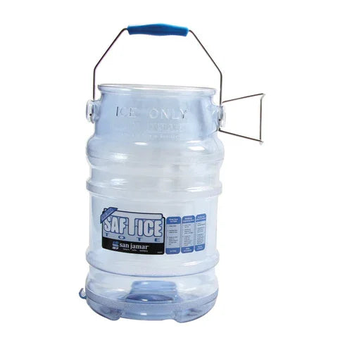 Carlisle SI6000 | Saf-T-Icer Tote 6 Gallon | Polycarbonate Rubber Handle HACCP Hanger